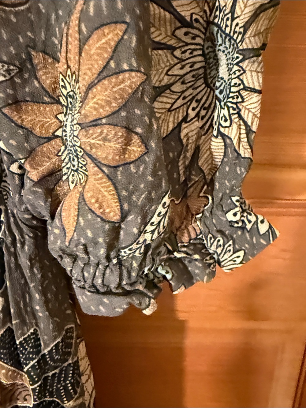 Spartina 449 Lynette Floral Midi Dress - Picture 8 of 9